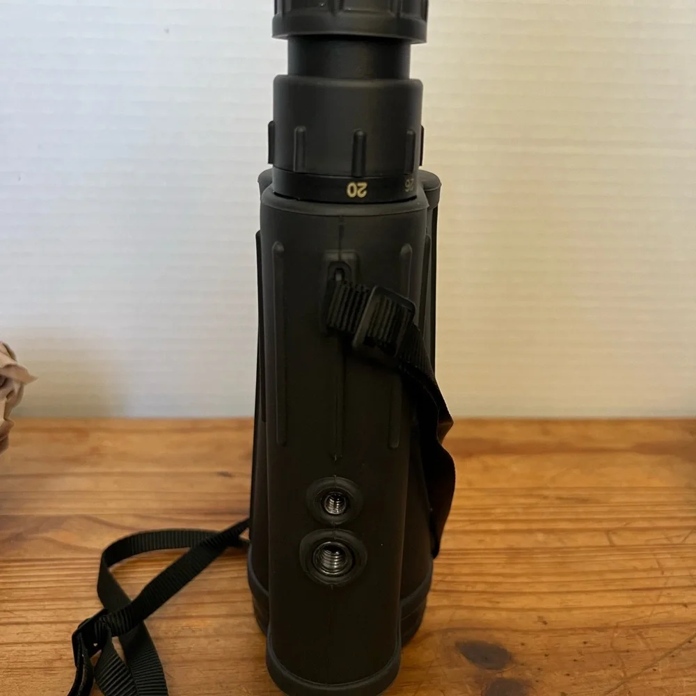 High-Performance Black Binoculars with Strap